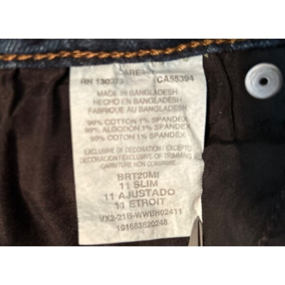 Boys Wrangler Retro Relaxed Boot Jeans 11 Slim - Picture 3 of 6